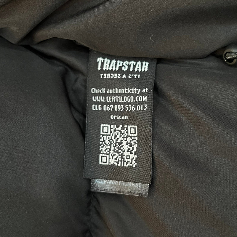 Latest Trapstar Hyperdrive Technical Puffer Black Reflective Jacket