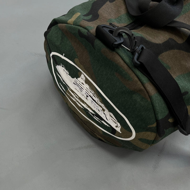 Corteiz Military Green Alcatraz Grindwear Duffle Bag