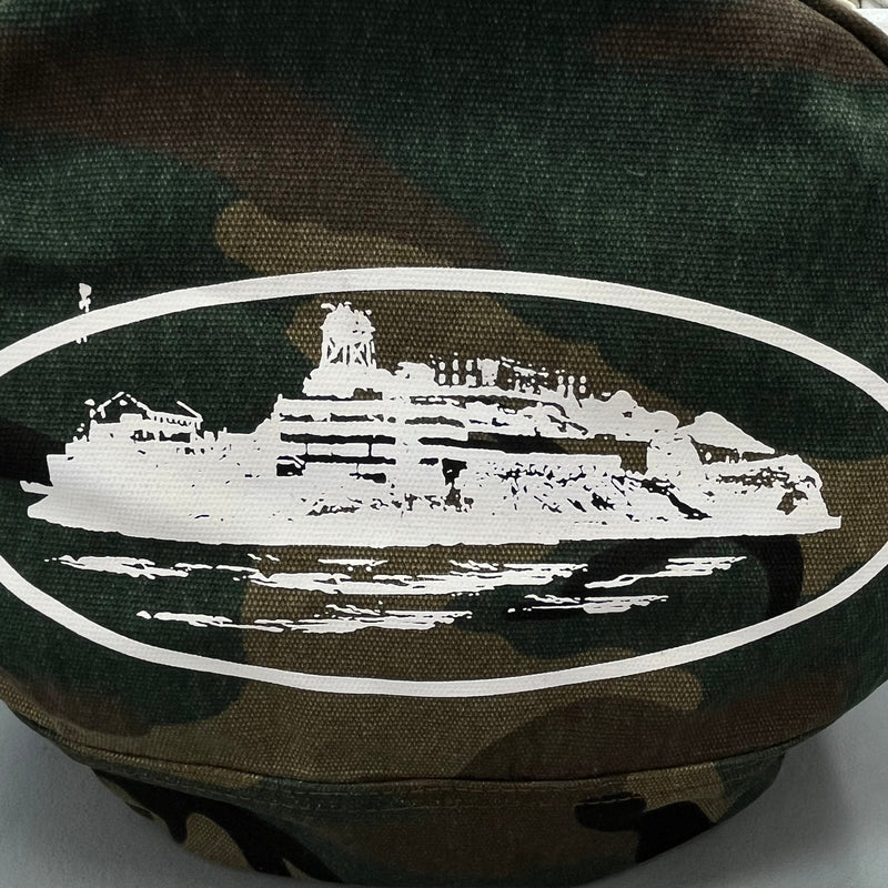 Corteiz Military Green Alcatraz Grindwear Duffle Bag