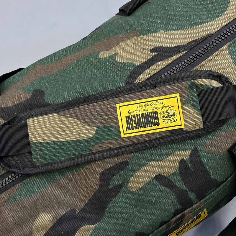 Corteiz Military Green Alcatraz Grindwear Duffle Bag