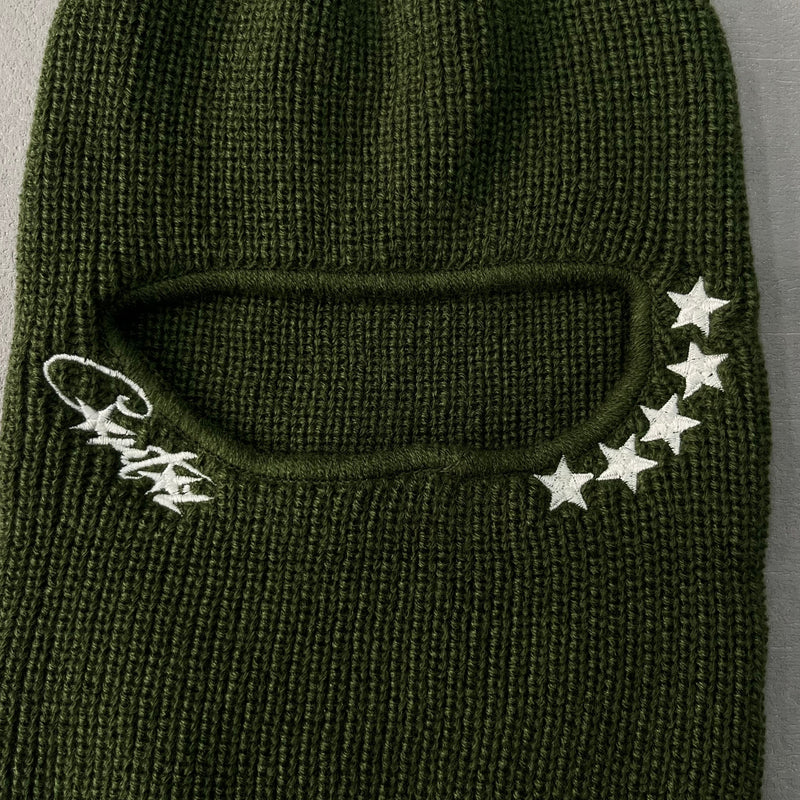 Corteiz 5Starz Balaclava Ski Mask Green